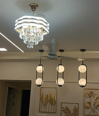Gavhane Electrician and Zumbar, Chandelier installation services