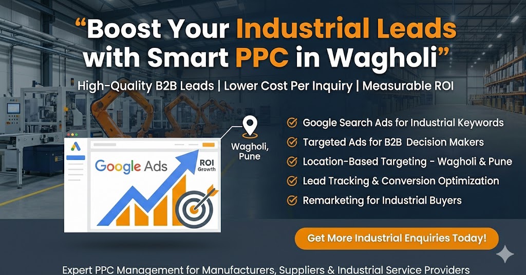 Pay-Per-Click (PPC) Management Services in Wagholi 
Wagholi PPC services
Local PPC advertising
PPC for Wagholi businesses
PPC campaign process
Local business PPC